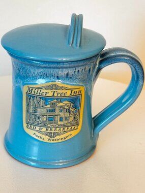 Miller Tree Inn 2015 Light Blue Handcrafted Ceramic Mug Deneen Pottery Cullen